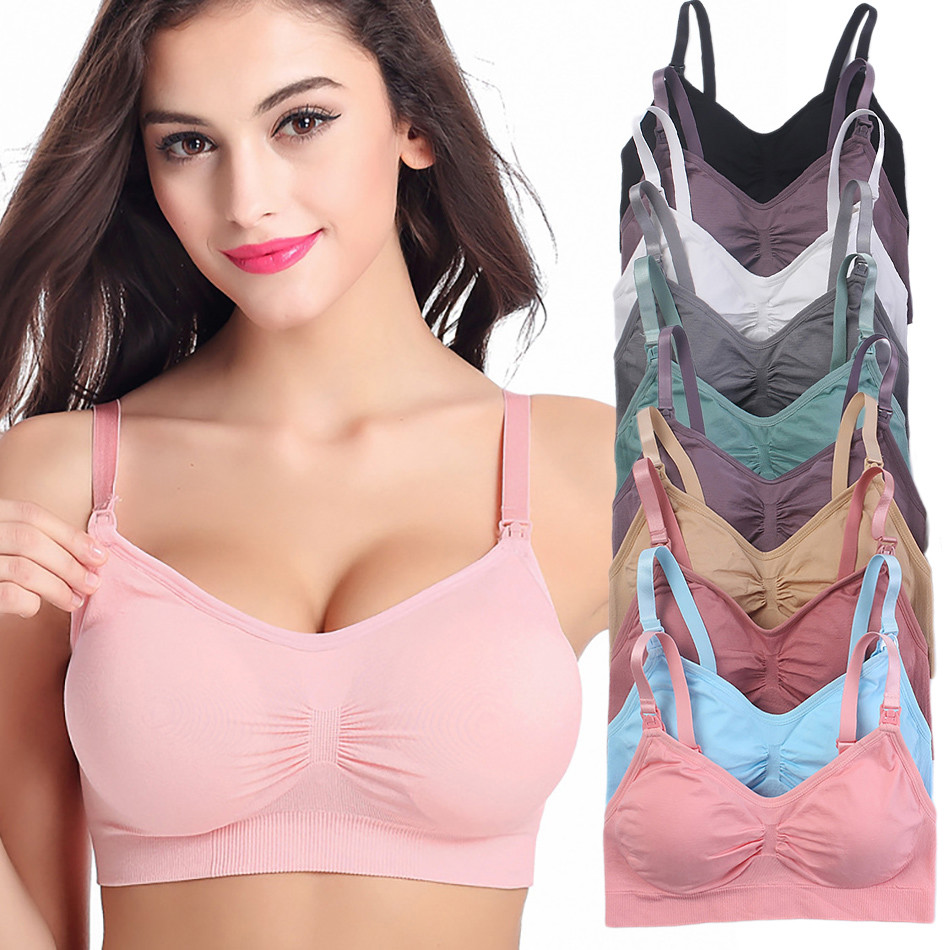 Sleep Bra Bralette - تنفس الأمومة الحوامل حمالات الصدر الراحة