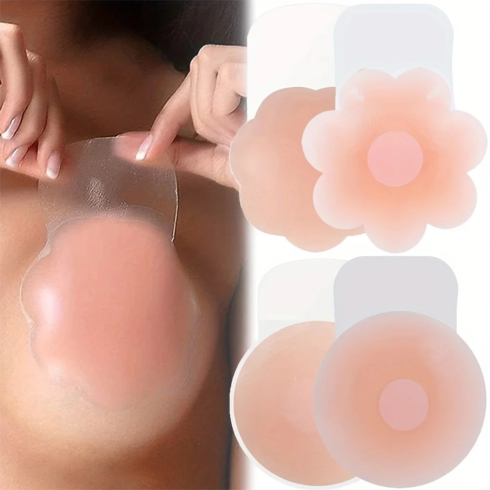 Push Up Bra Silicone - ملصق حمالة صدر غطاء حلمة من