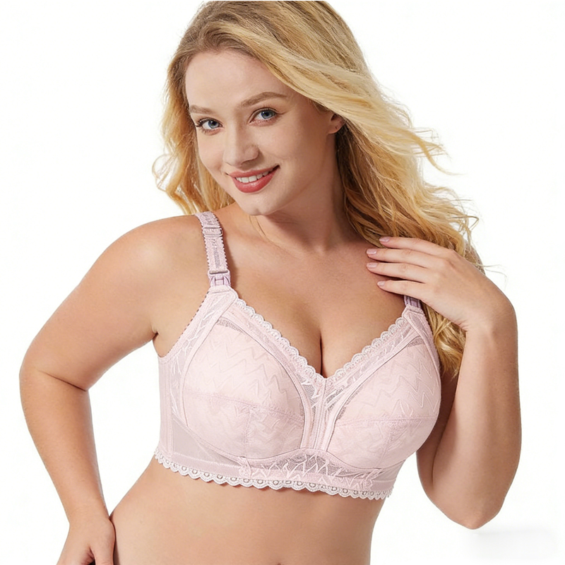 Nursing Bra Clip - حمالة صدر للرضاعة بمقاسات كبيرة، كوب