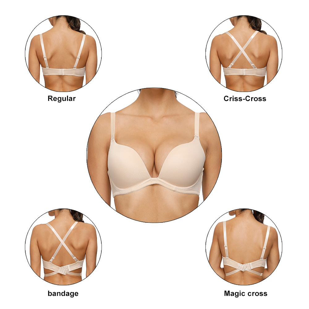 Convertible Bra Multiway - Vgplay يغرق المرأة الصدرية الخفيفة مبطن