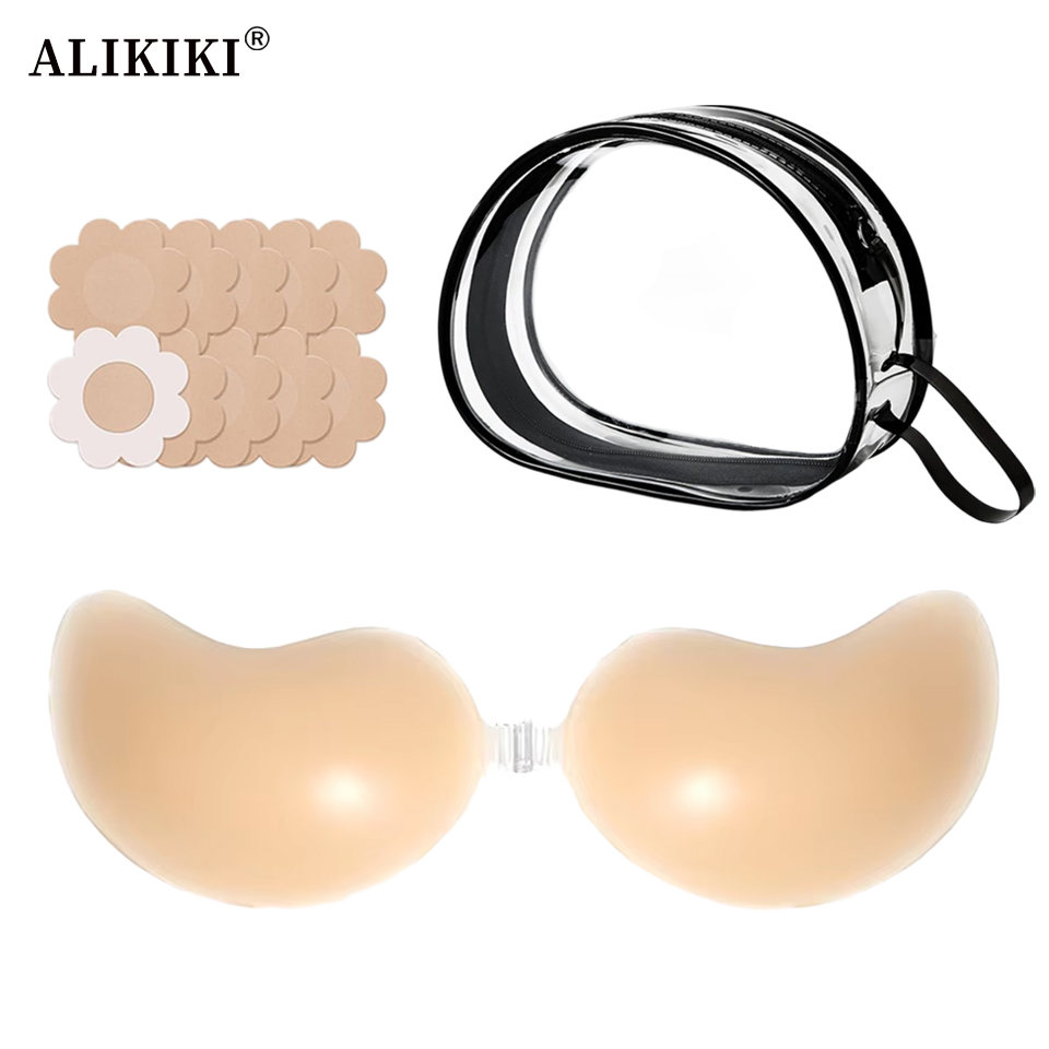 Backless Bra Sticky - طقم حمالة صدر لاصقة غير مرئية