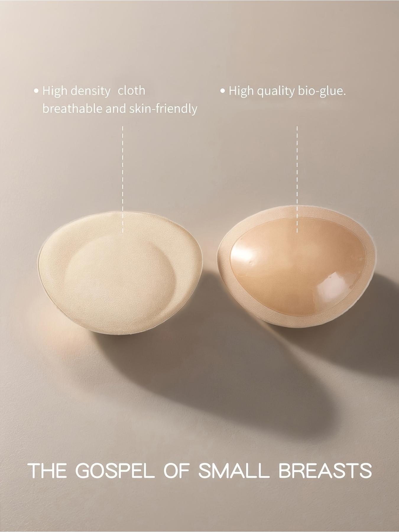 Push Up Bra Silicone - حشوات صدر لاصقة ذاتياً، وسادات قماشية