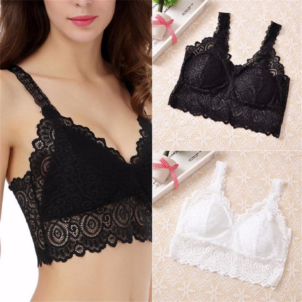 T Shirt Bra Seamless - الصيف النساء الدانتيل القطن تانك القمم