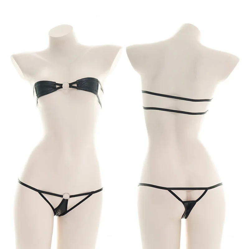 Sheer Mesh Bra - ملابس سباحة نسائية بتصميم أنمي كوسبلاي،