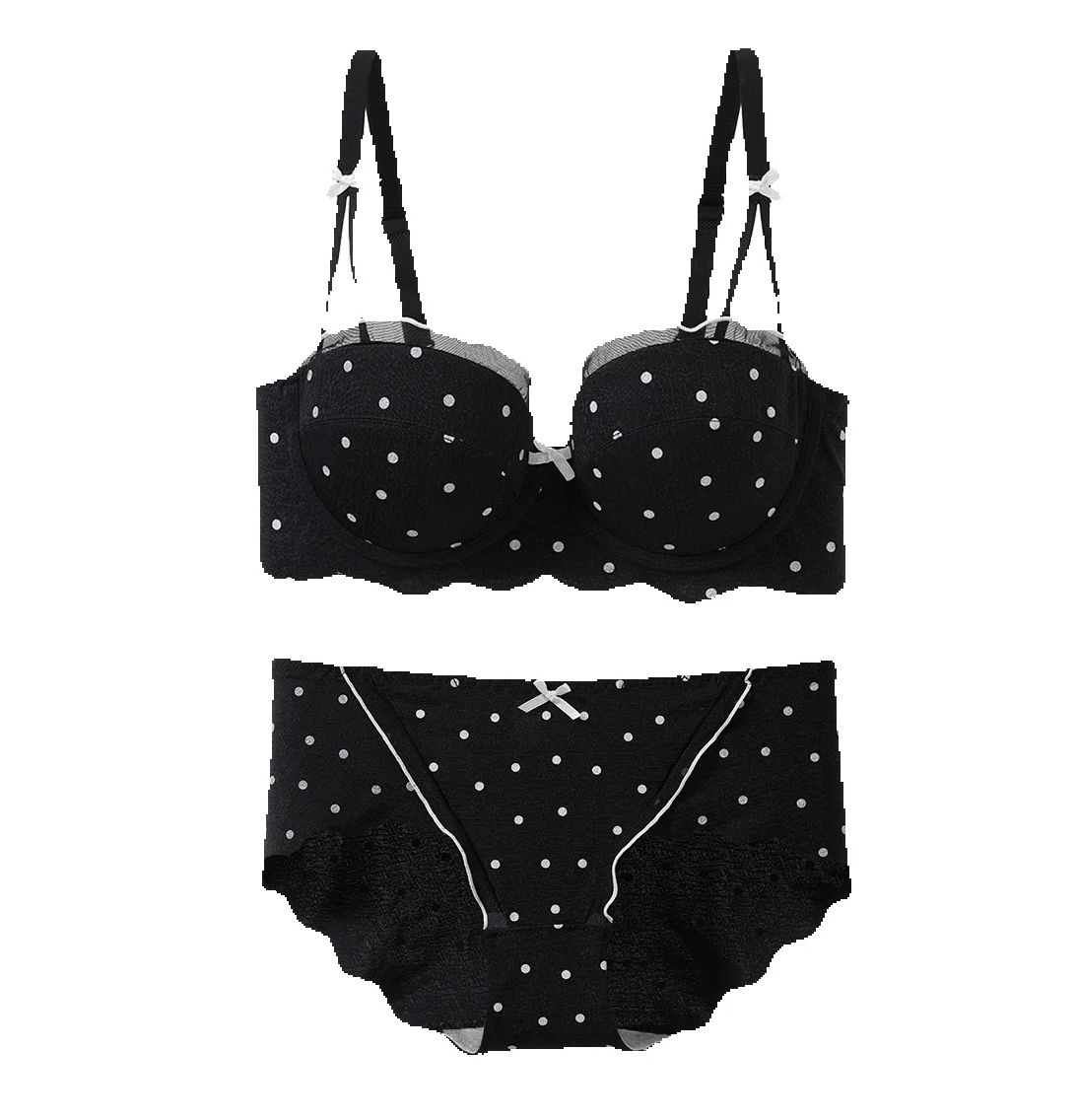 Cotton Bra Everyday - طقم حمالة صدر من قطعتين بنقشة