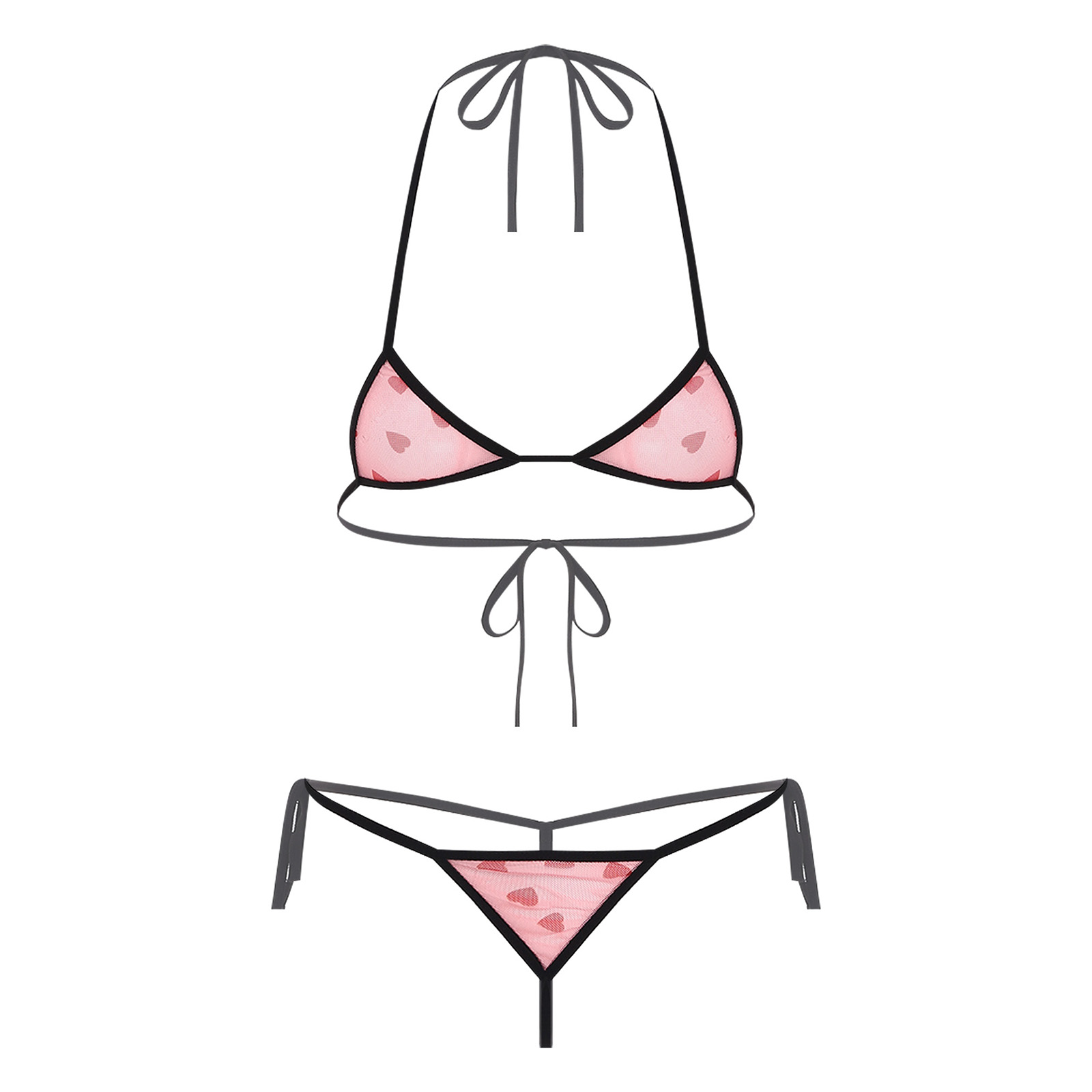 المرأة مايكرو ميني بيكيني المل - مراجعة Sheer Bra Lace وسعره
