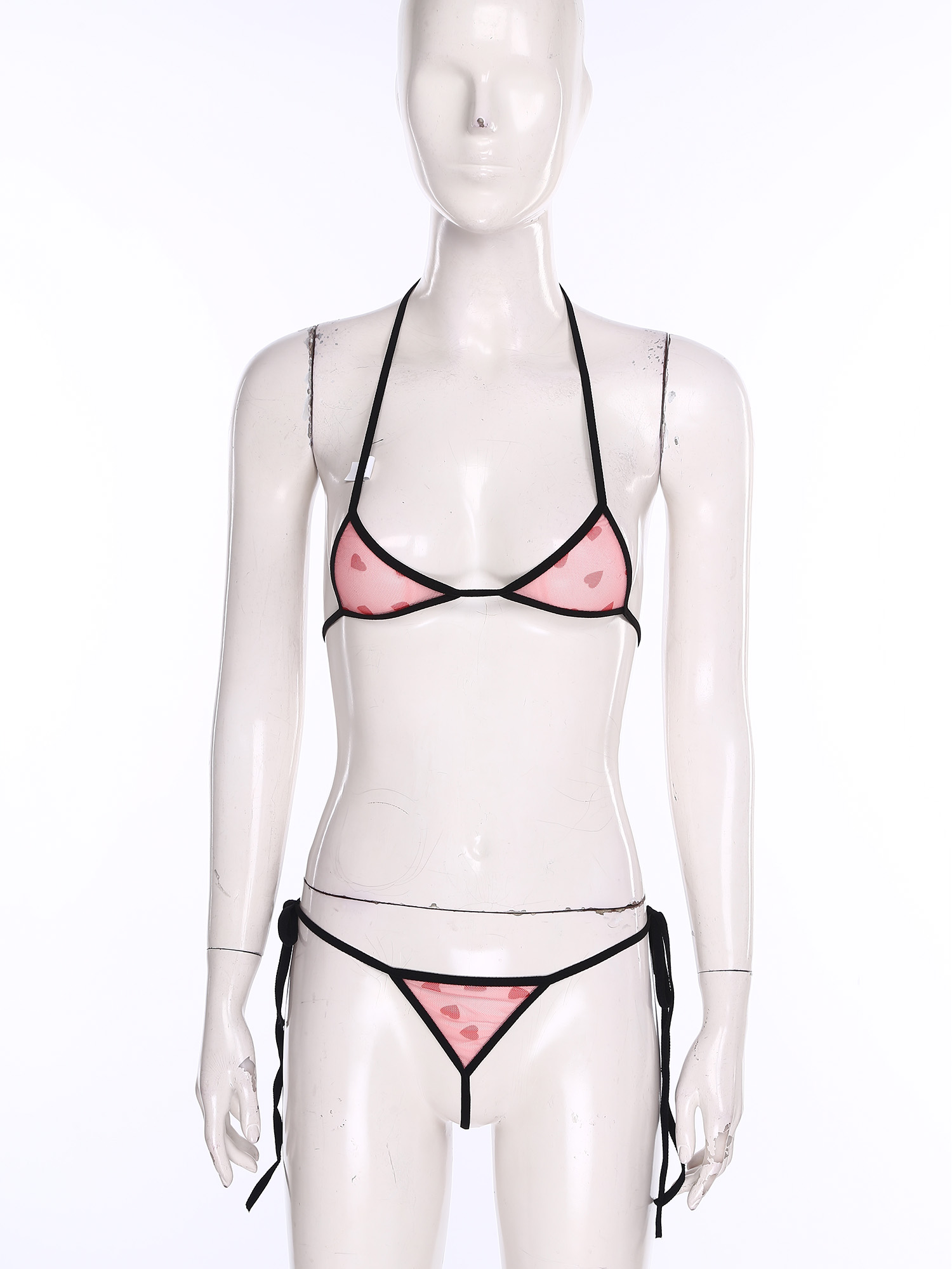 المرأة مايكرو ميني بيكيني المل - مراجعة Sheer Bra Lace وسعره