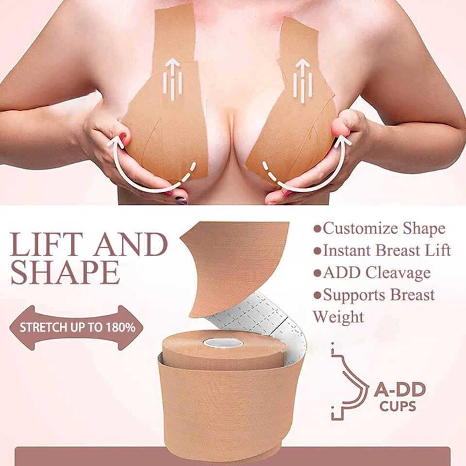 شريط رفع الصدر غير المرئي من ا - مراجعة Backless Bra Sticky وسعره