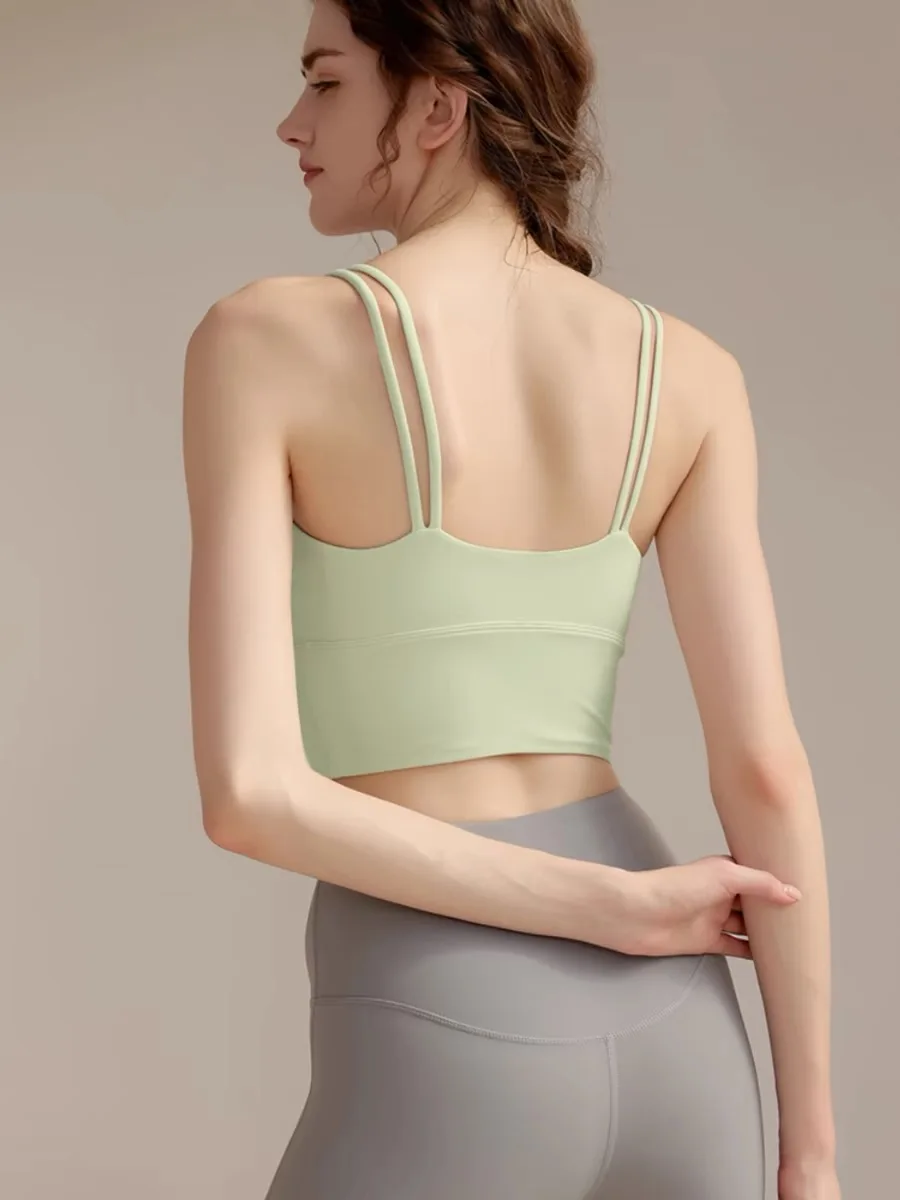 سترة اليوغا تنفس للنساء ، اللي - مراجعة Sports Bra Racerback وسعره