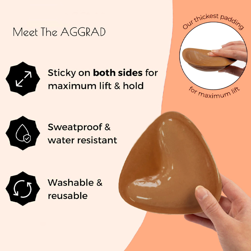 زوجان من حمالة الصدر اللاصقة م - مراجعة Strapless Bra Adhesive وسعره