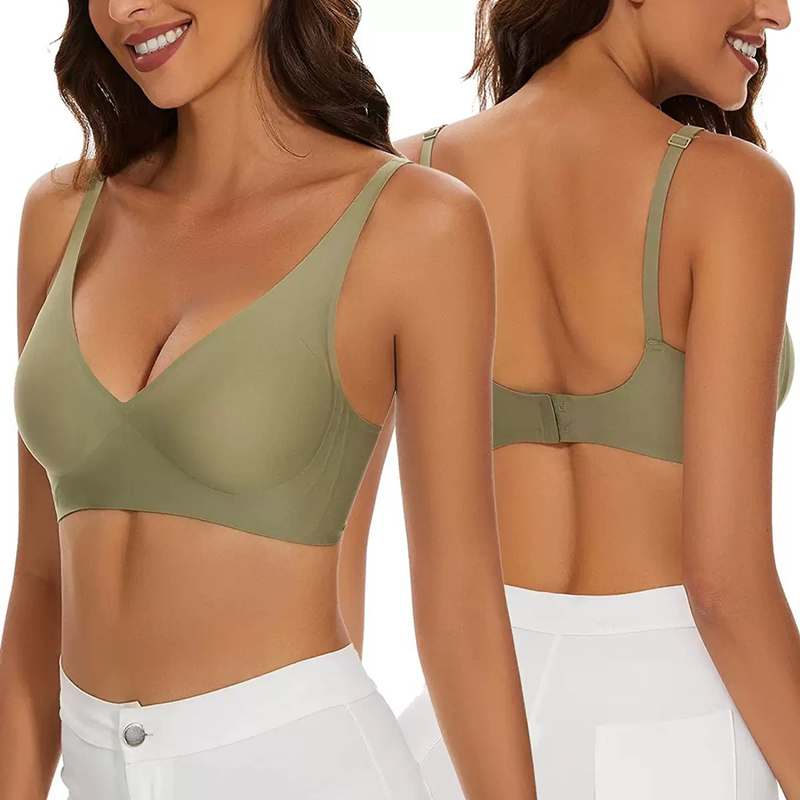 حمالة صدر جلية مثيرة بدون خياط - مراجعة Plunge Bra Push Up وسعره