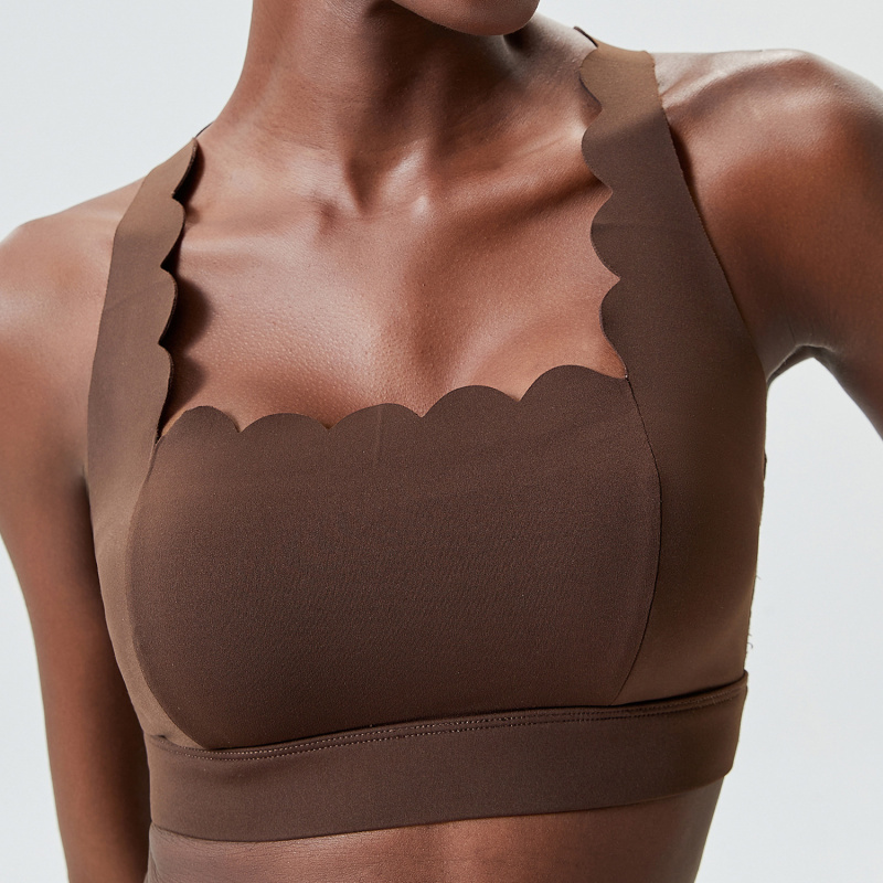 FUBEIKE موجة صغيرة مزدوجة الكت - مراجعة Sports Bra Racerback وسعره
