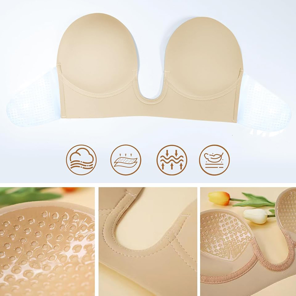 حمالة صدر لاصقة بفتحة عميقة بد - مراجعة Backless Bra Sticky وسعره