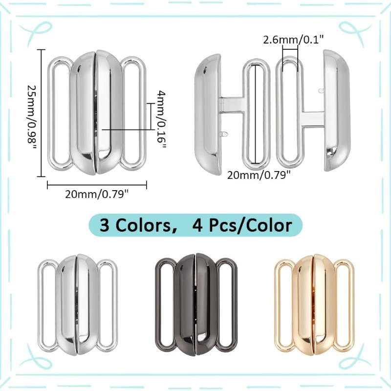 12 مجموعات 3 ألوان الجبهة إغلا - مراجعة Nursing Bra Clip وسعره