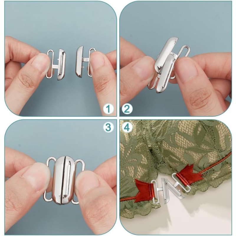 12 مجموعات 3 ألوان الجبهة إغلا - مراجعة Nursing Bra Clip وسعره