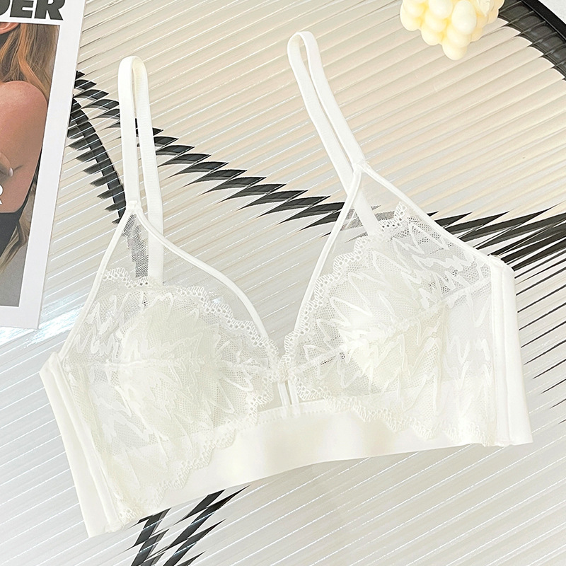 توب قصير دانتيل مثير بفتحة صدر - مراجعة T Shirt Bra Seamless وسعره