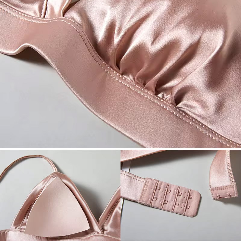 حمالة صدر مثلثة الشكل فاخرة من - مراجعة Sleep Bra Bralette وسعره