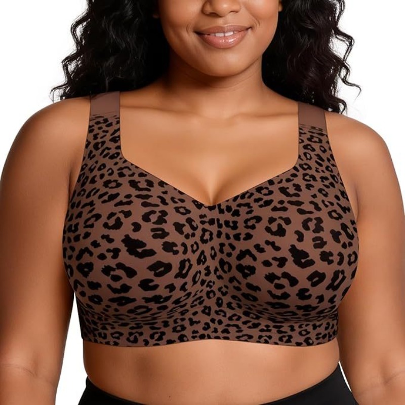 حمالات صدر جيلي بنقشة الفهد بد - مراجعة Plunge Bra Push Up وسعره