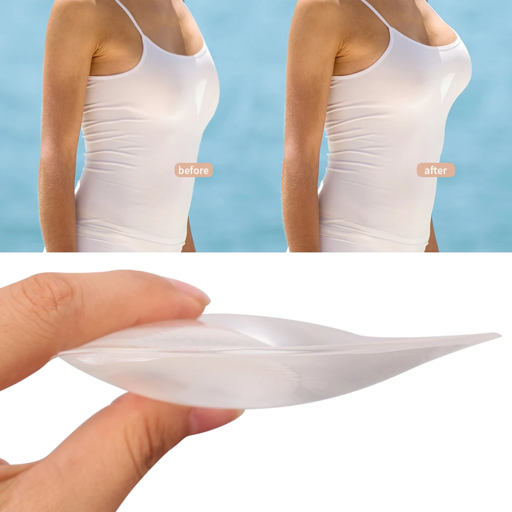 غير مرئية رفع البرازيلي أكواب  - مراجعة Push Up Bra Silicone وسعره