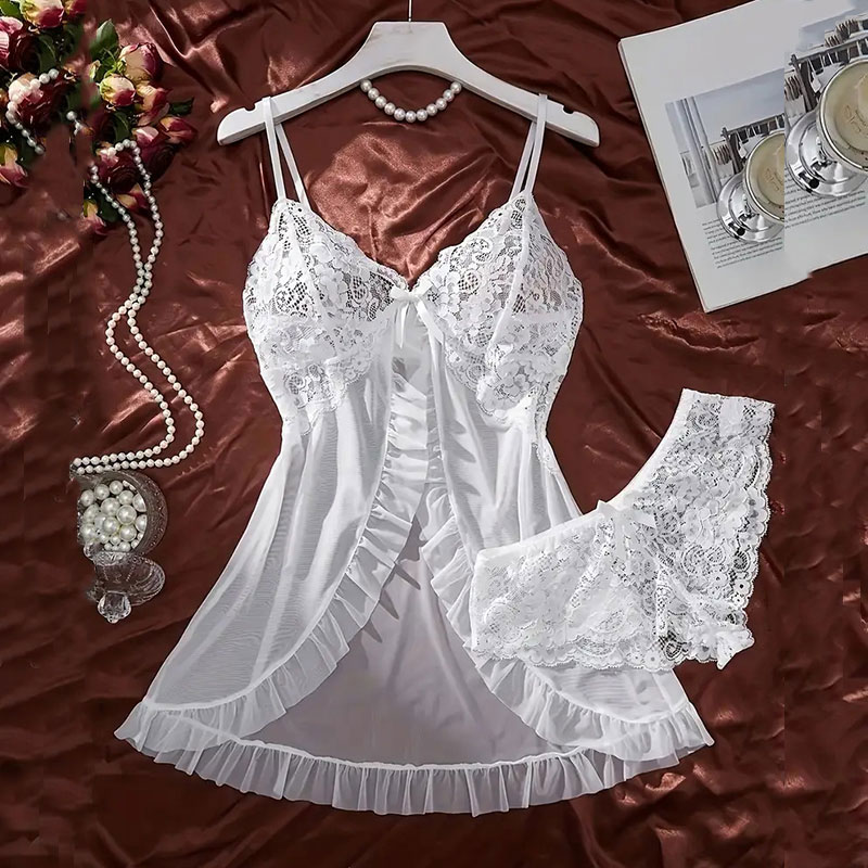 لينة شير نايتي منامة الساخن بي - مراجعة Sheer Mesh Bra وسعره