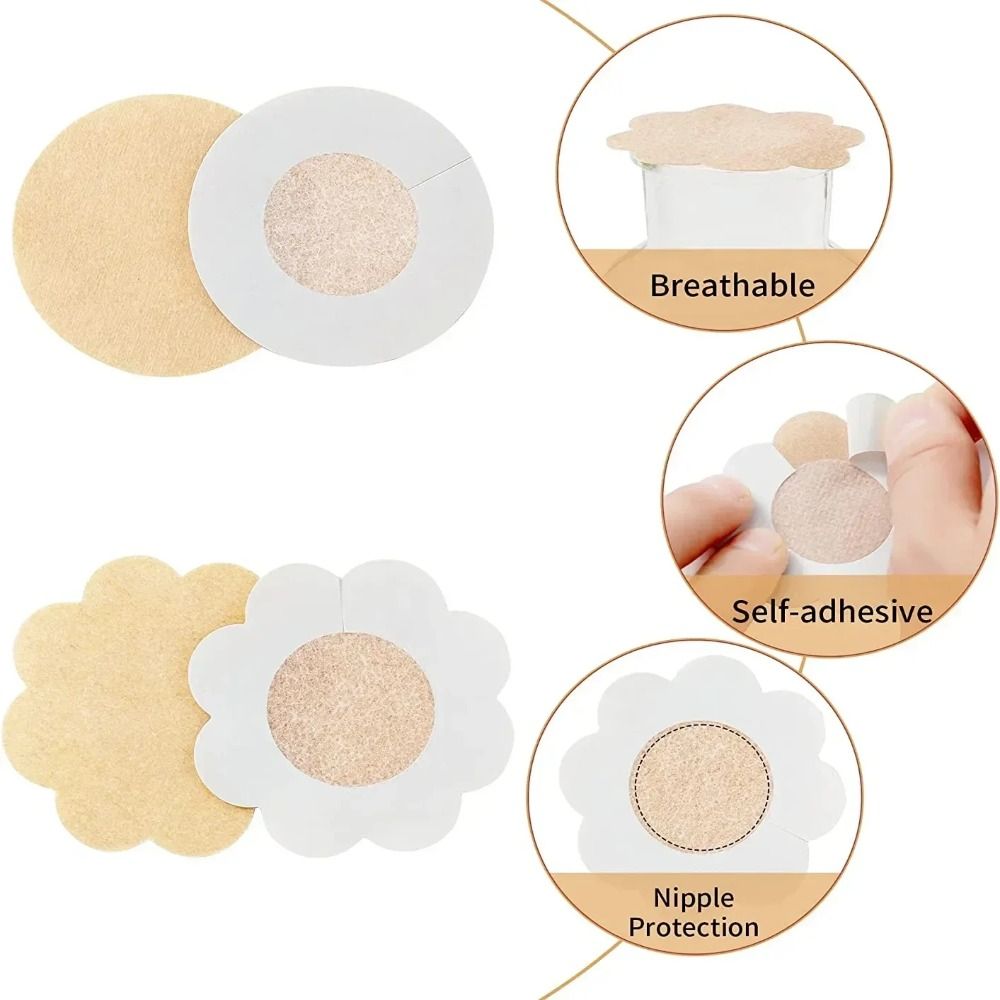 ملصقات غطاء الحلمة غير المنسوج - مراجعة Strapless Bra Adhesive وسعره