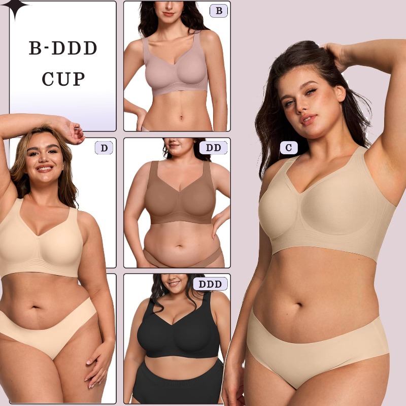 حمالة صدر نسائية لاسلكية بمقاس - مراجعة T Shirt Bra Seamless وسعره