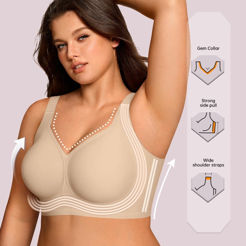 حمالة صدر نسائية لاسلكية بمقاس - مراجعة T Shirt Bra Seamless وسعره