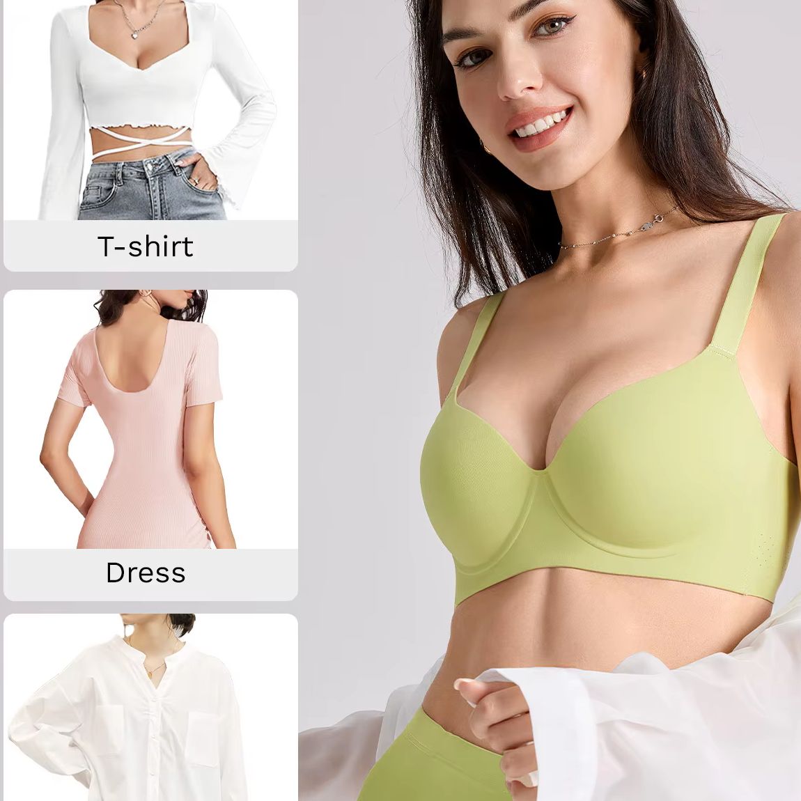 حمالات صدر نسائية جديدة وجميلة - مراجعة Convertible Bra Multiway وسعره