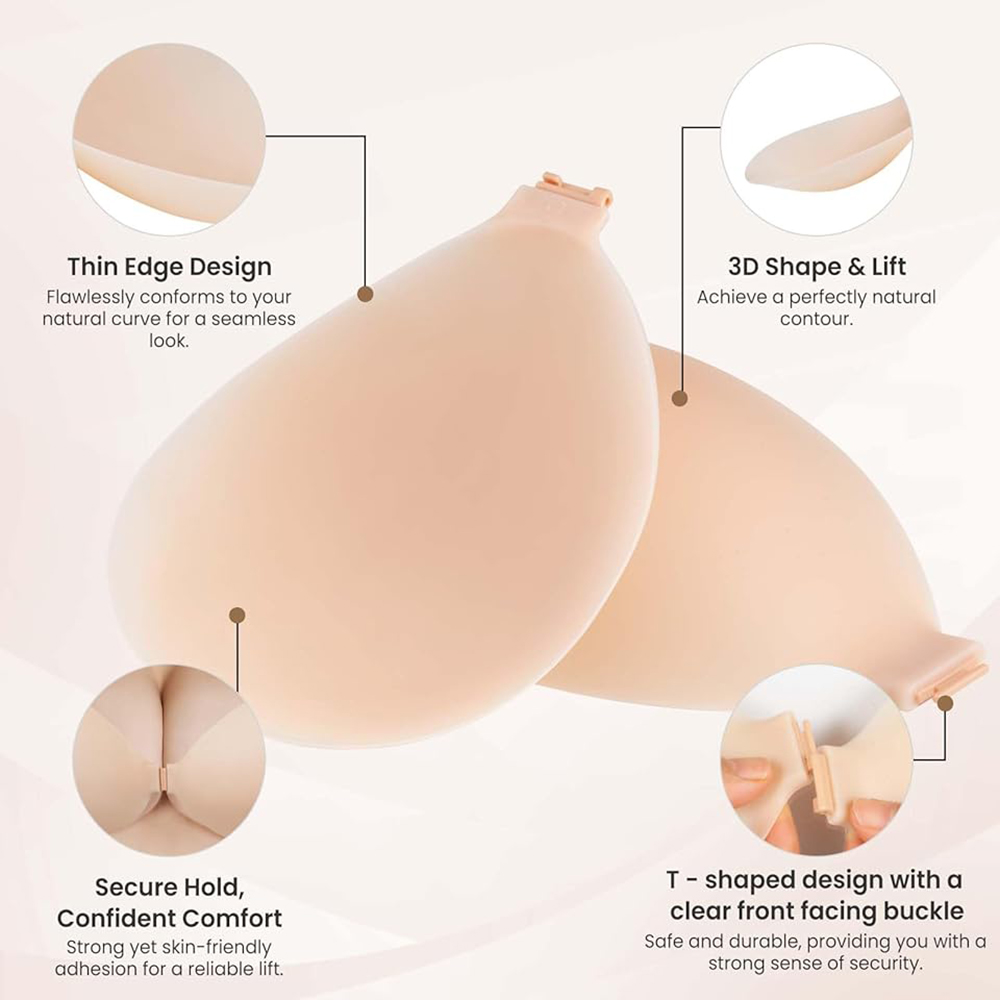 حمالة صدر لاصقة بدون حمالات، س - مراجعة Strapless Bra Adhesive وسعره