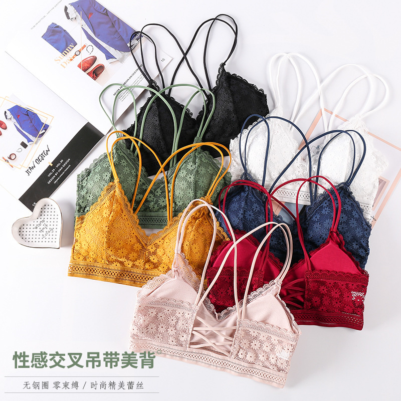 ملابس داخلية مثيرة ثلاثية الأب - مراجعة Lace Bralette Set وسعره