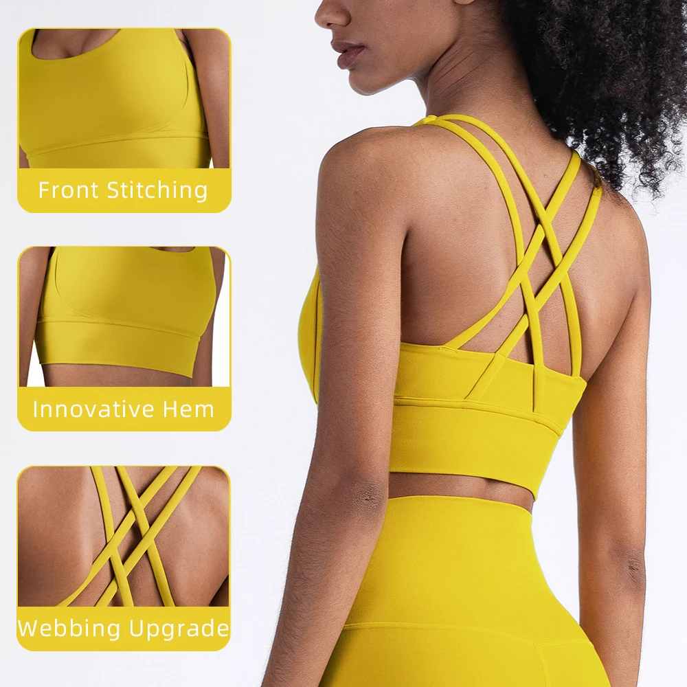 حمالات صدر رياضية متقاطعة الظه - مراجعة Sports Bra Racerback وسعره