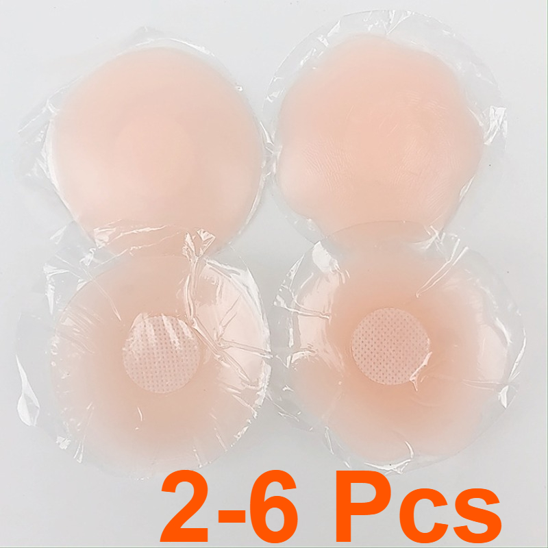2-6 قطعة النساء سيليكون الحلمة - مراجعة Push Up Bra Silicone وسعره